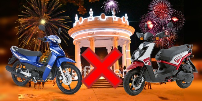 A las 10:00 p. m. de este 31 de diciembre comienza la restricción de motos en Ciénaga