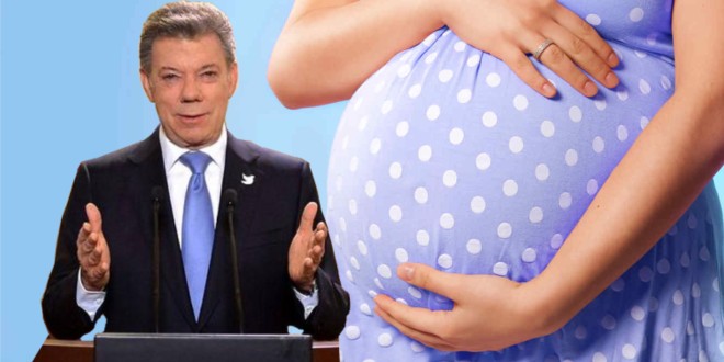 Presidente Santos aprueba licencia de maternidad de más de cuatro meses