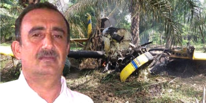 Después de 18 días, murió piloto accidentado en avioneta de fumigación en la Zona Bananera