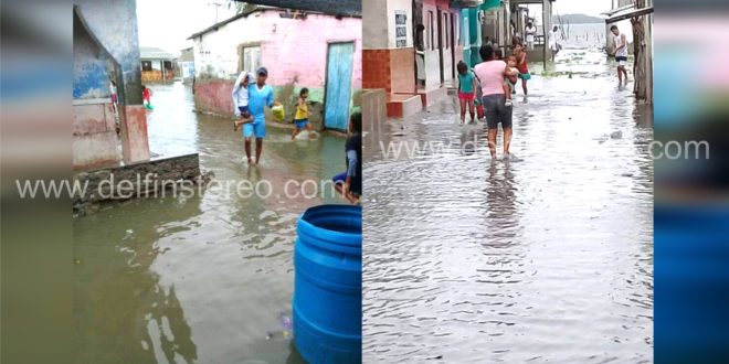 Ciénaga Grande aumenta su nivel e inunda el corregimiento de Palmira en Puebloviejo