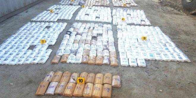 En parqueadero de Santa Marta Policía decomisa 413 kilos de cocaína