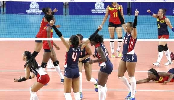 República Dominicana campeón de Voleibol femenino, competencia que se jugó en el Coliseo de Ciénaga
