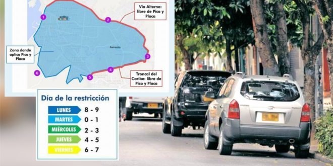 Desde este 18 de diciembre, se reactiva ‘Pico y Placa’ para vehículos particulares en Santa Marta