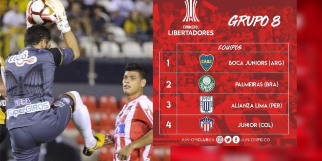 Junior ingresa a la fase de grupos de la Copa Libertadores 2018