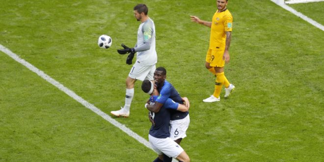 2-1. Francia gana ajustadamente en su estreno contra Australia